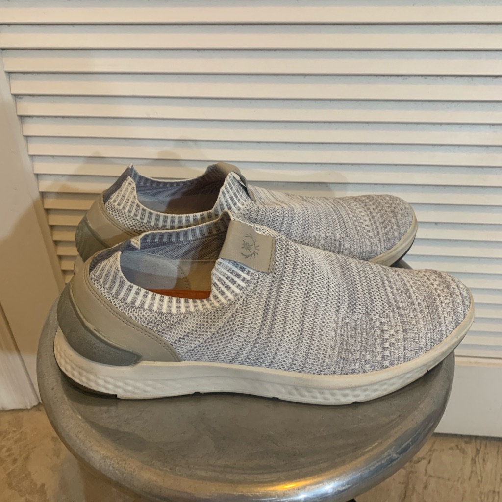 Martin Dingman Mens Grey Sneakers Chuck Fly Knit Size 10.5